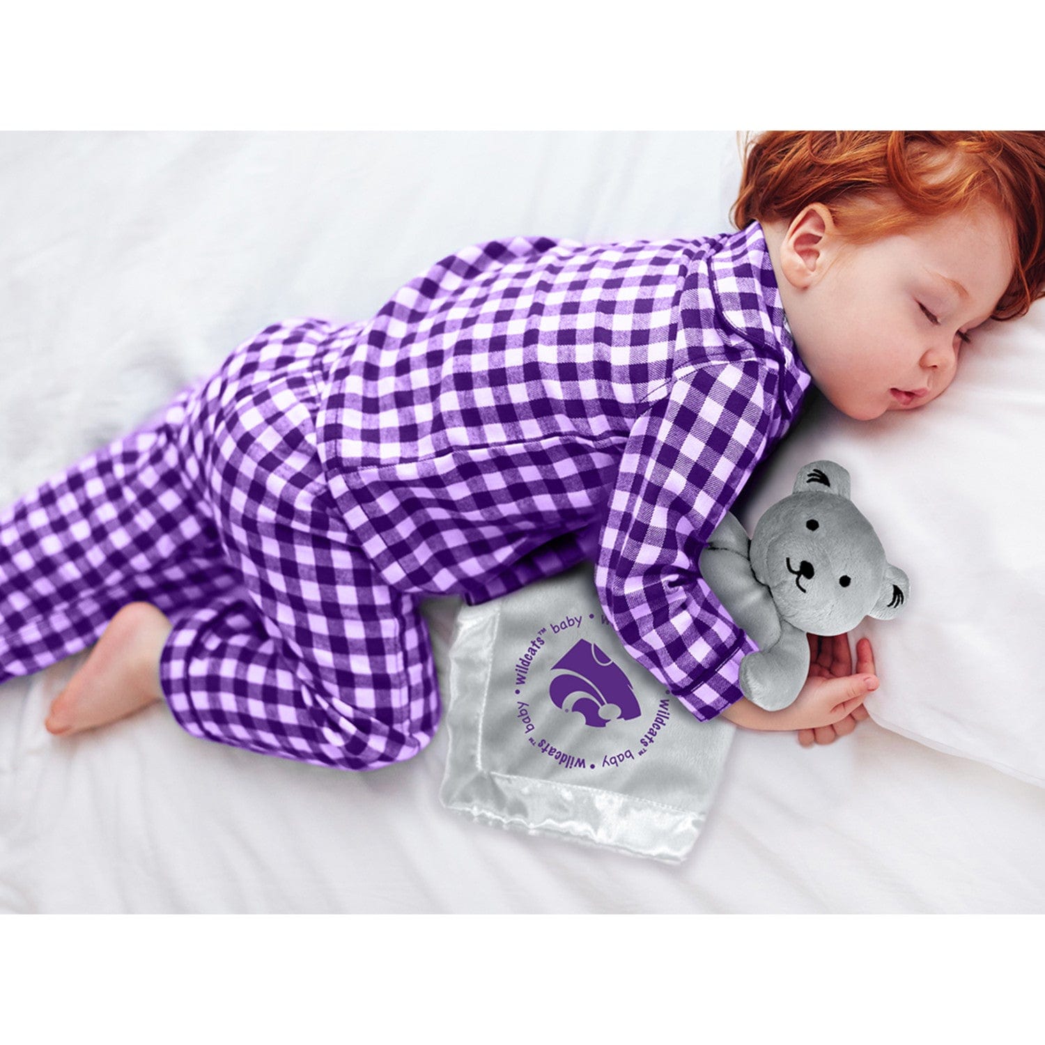Kansas State Wildcats Security Bear - Gray - Sports Gifts, Sports Memorabilia, Sports Collectibles, Fan Shop