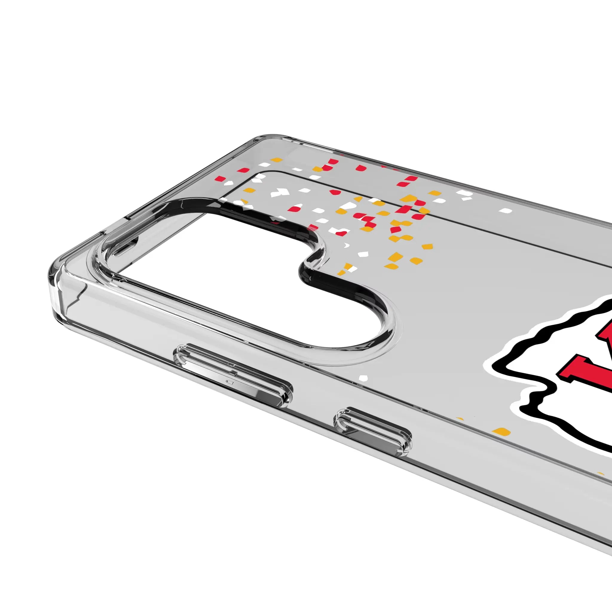 Kansas City Chiefs Confetti Clear Phone Case for Samsung Galaxy