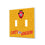 Kansas City Chiefs 2024 Illustrated Limited Edition Hidden-Screw Light Switch Plate
