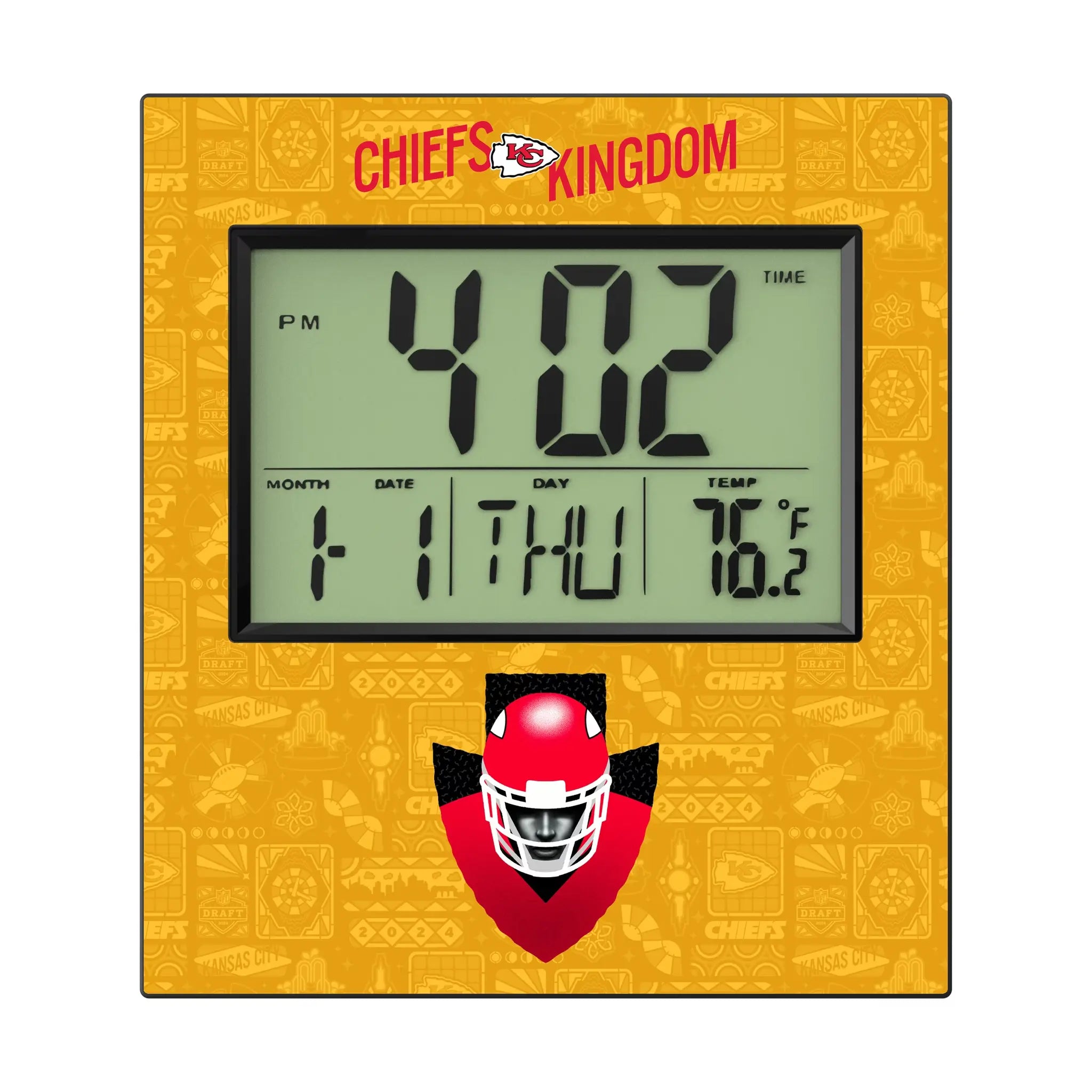 Kansas City Chiefs 2024 Edition Wall Clock