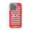 Kansas City Chiefs Field Clear Phone Case for Apple iPhone