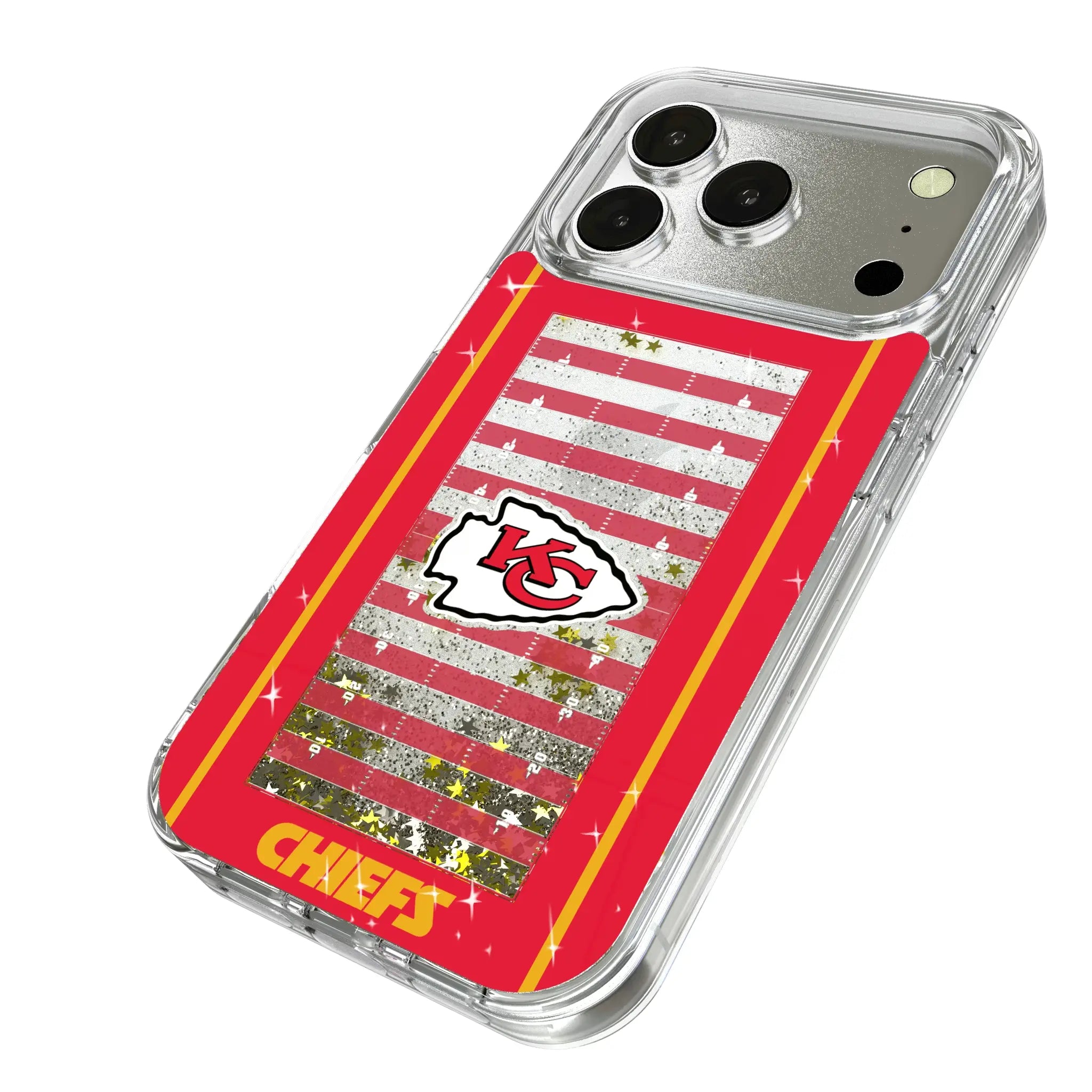 Kansas City Chiefs Field Glitter Phone Case