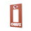 Kansas City Chiefs Football Hidden-Screw Light Switch Plate - Sports Gifts, Sports Memorabilia, Sports Collectibles, Fan Shop