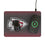 Kansas City Chiefs Linen 15-Watt Wireless Charger and Mouse Pad