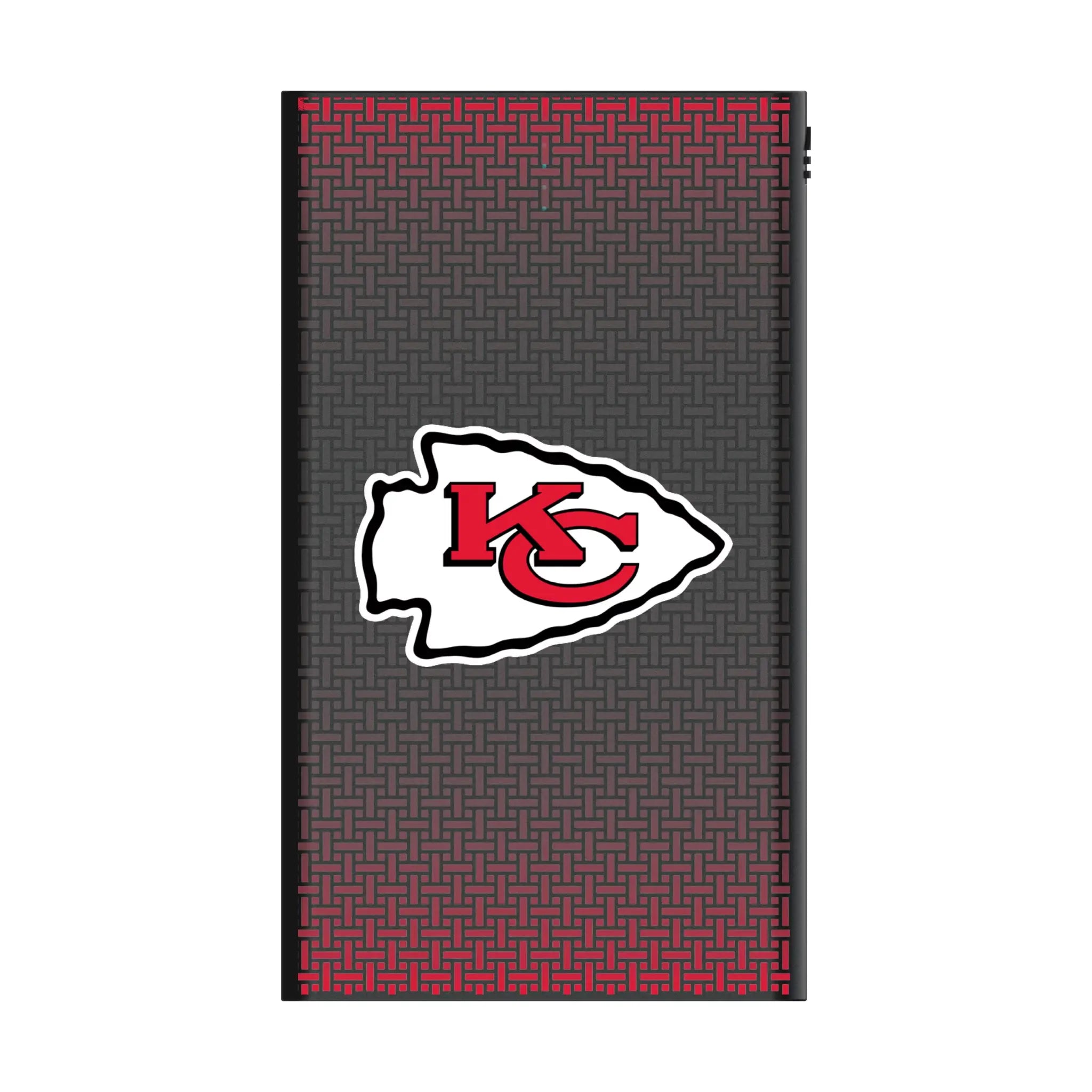 Kansas City Chiefs Linen 5000mAh Flat Powerbank