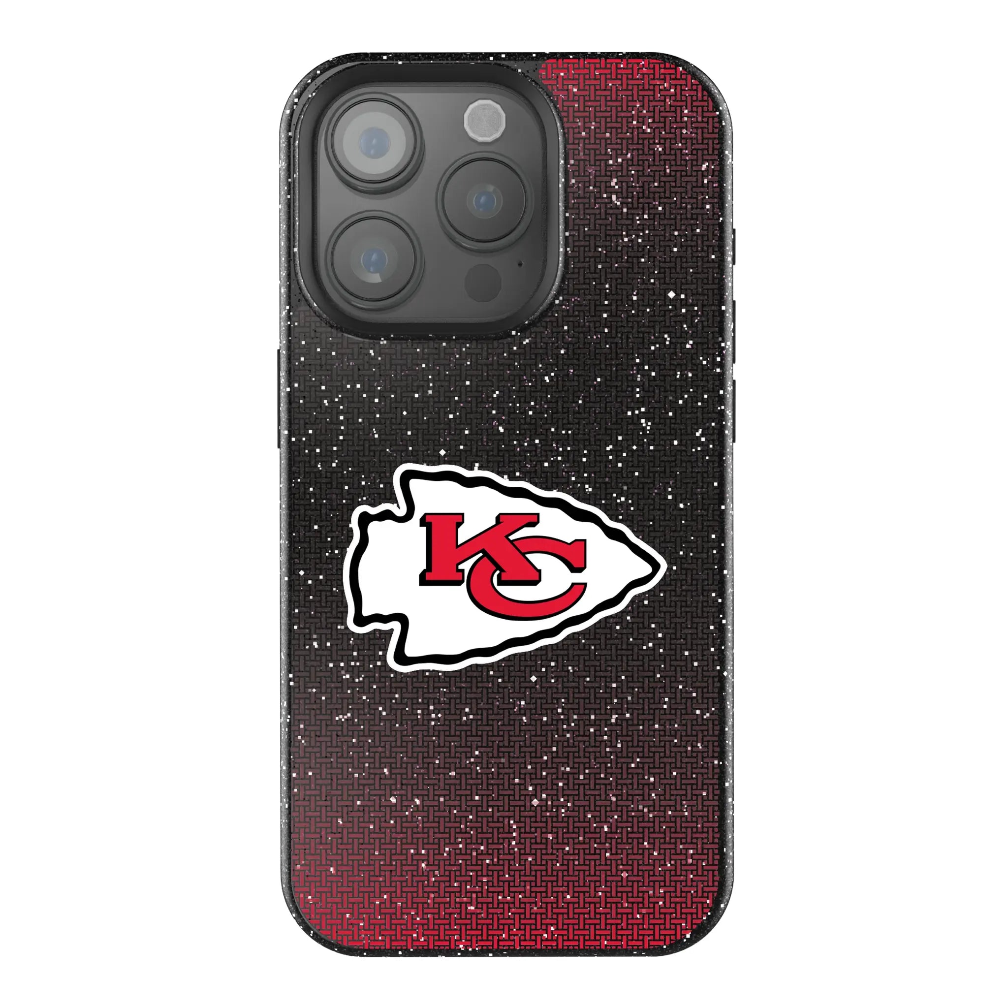 Kansas City Chiefs Linen Bling Phone Case for Apple iPhone