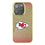 Kansas City Chiefs Linen Bling Phone Case for Apple iPhone