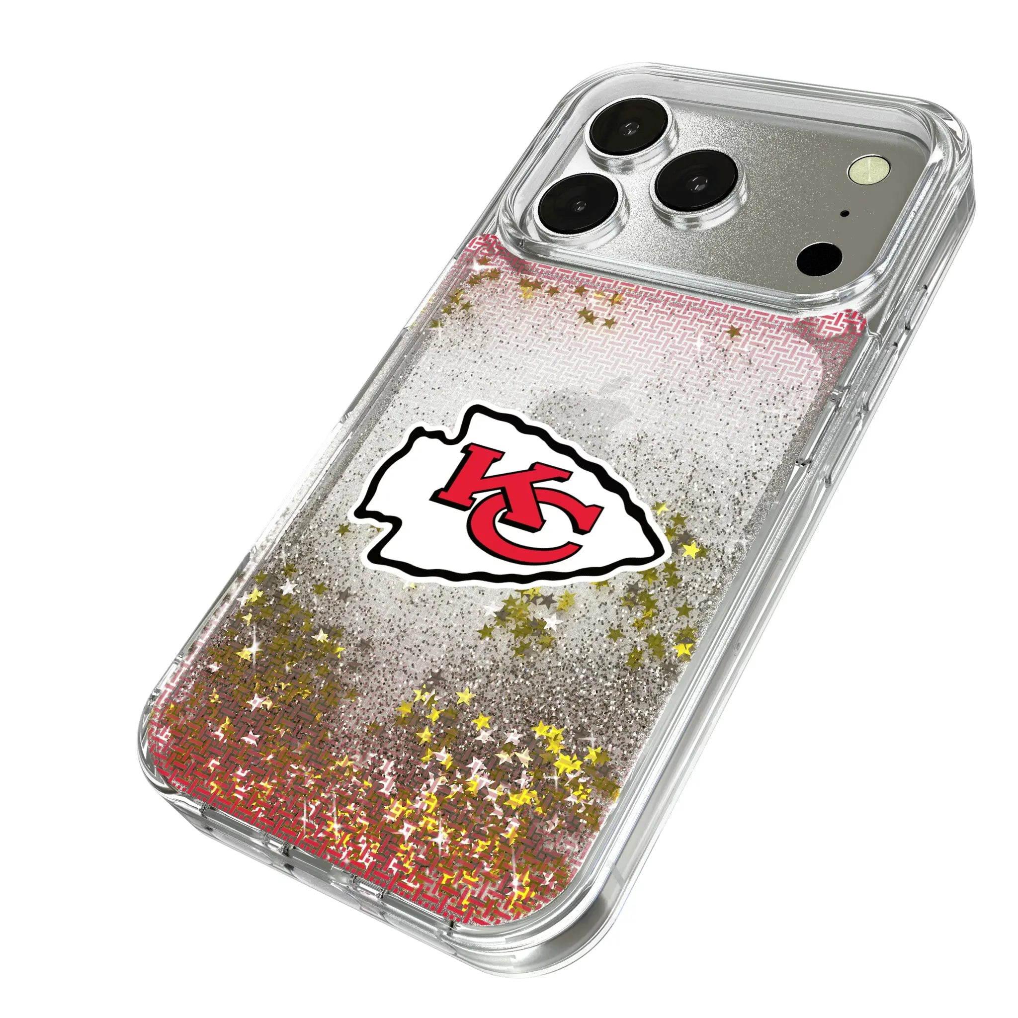 Kansas City Chiefs Linen Glitter Phone Case