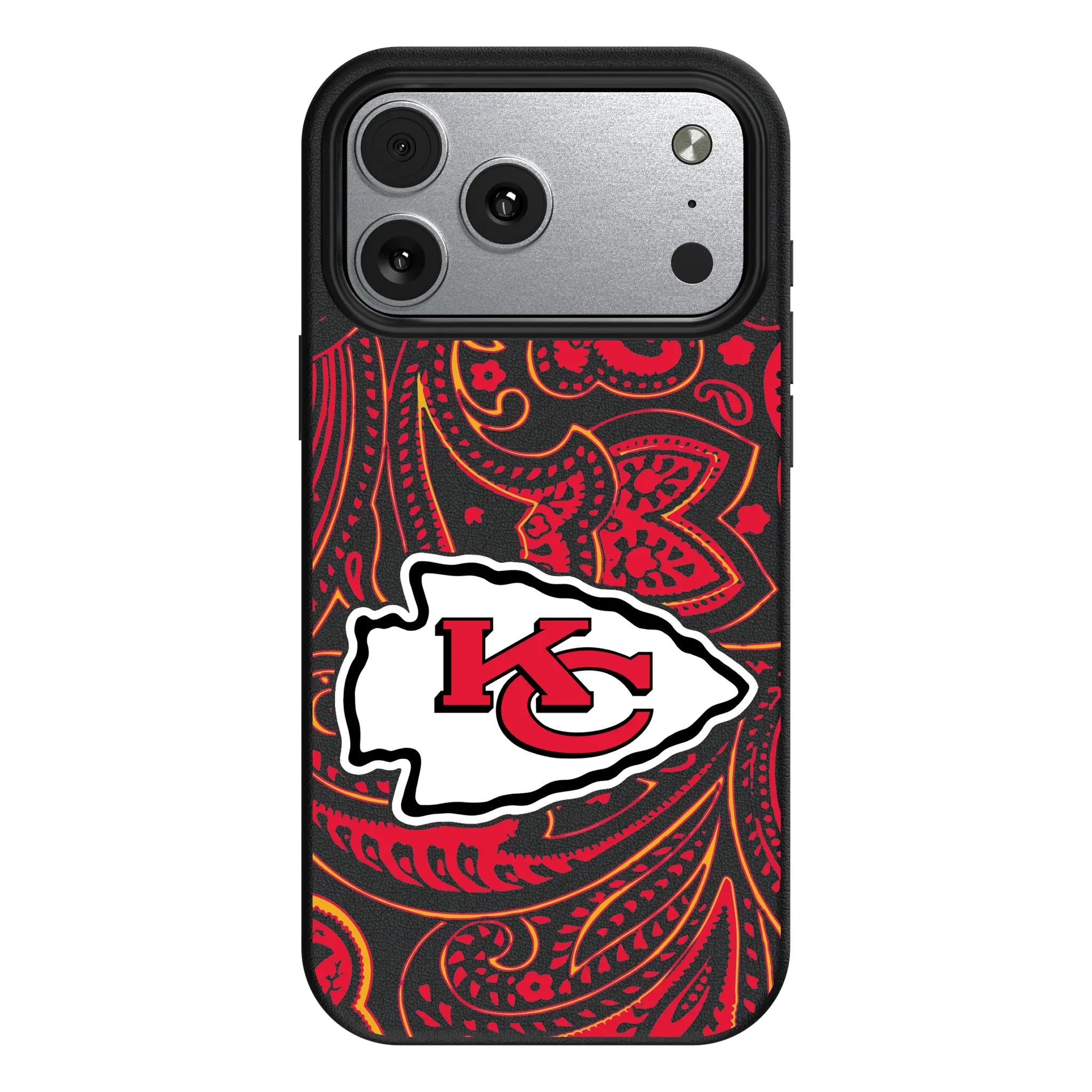 Kansas City Chiefs Paisley MagSafe Compatible Phone Case for Apple iPhone