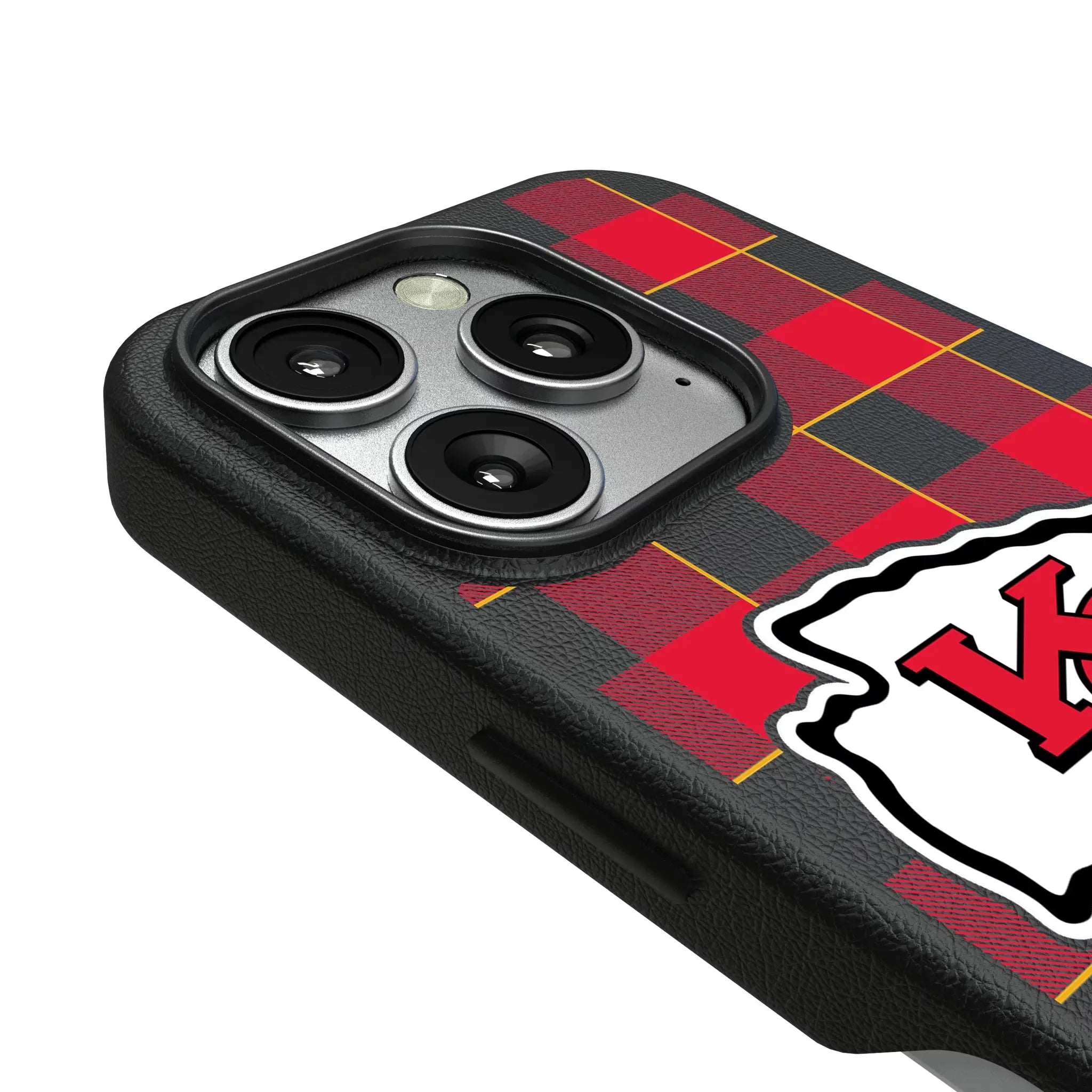 Kansas City Chiefs Plaid MagSafe Compatible Phone Case for Apple iPhone