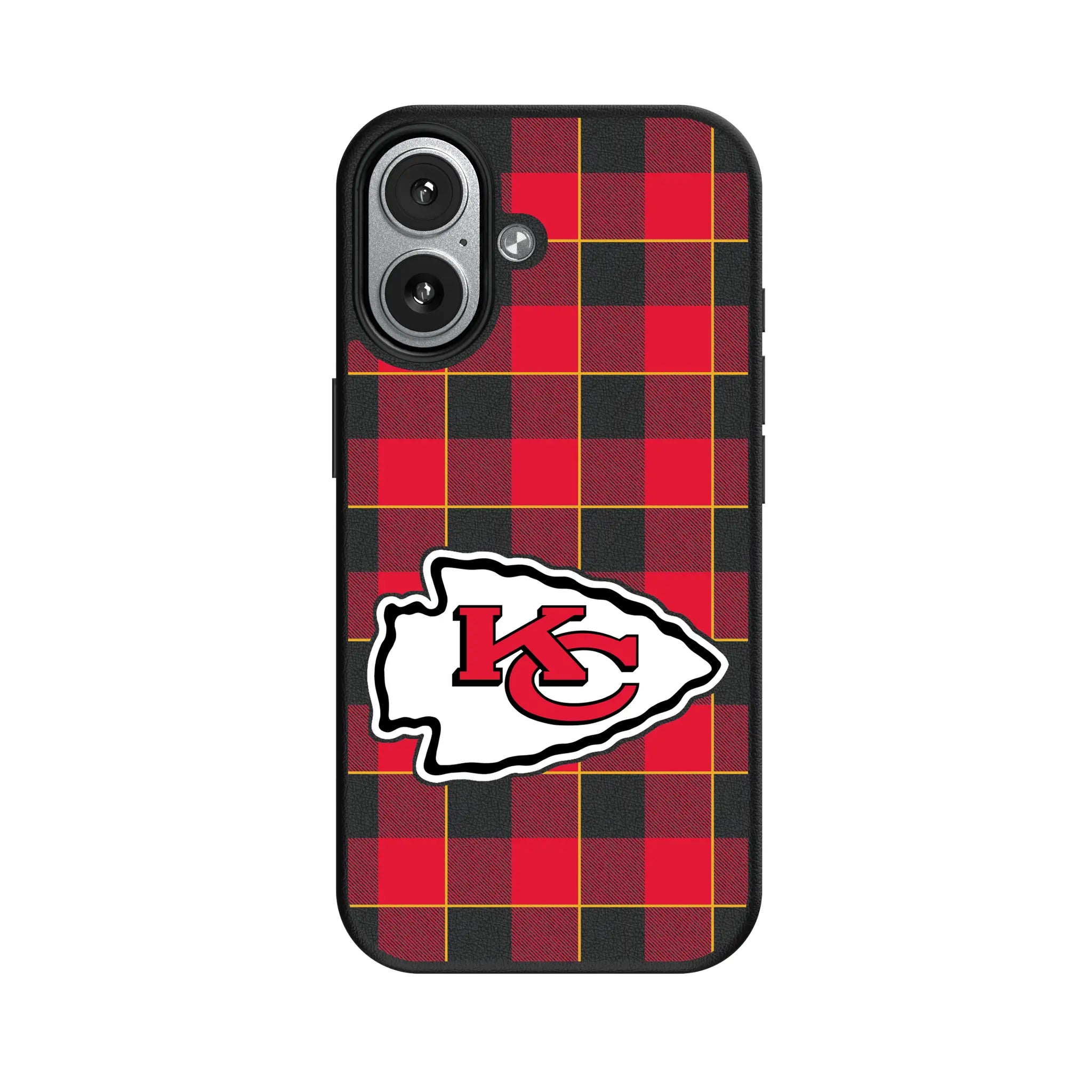 Kansas City Chiefs Plaid MagSafe Compatible Phone Case for Apple iPhone