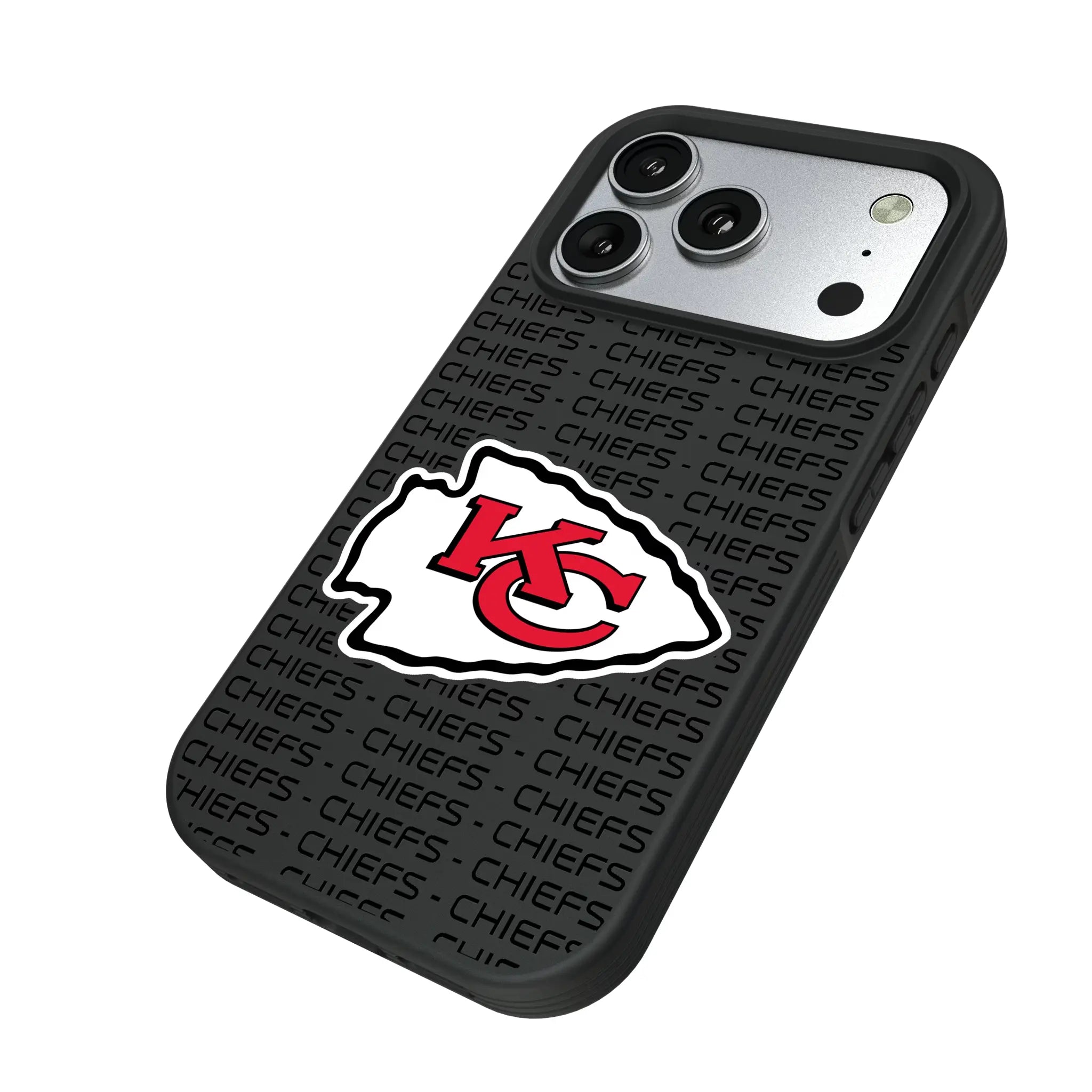 Kansas City Chiefs Text Backdrop Bump Phone Case