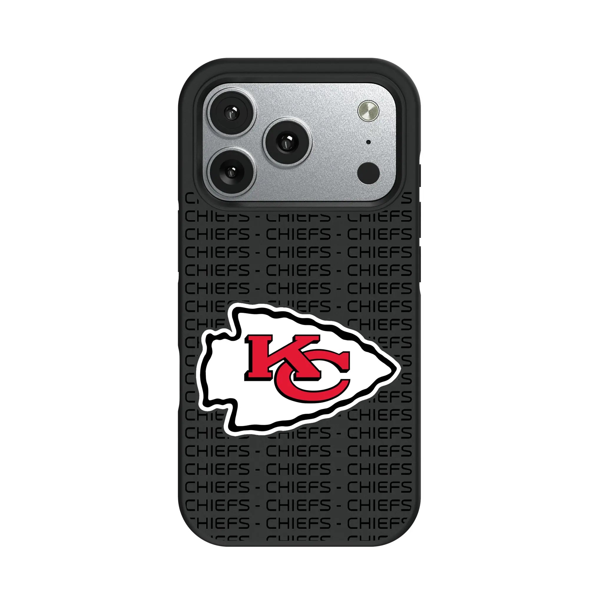 Kansas City Chiefs Text Backdrop Bump Phone Case