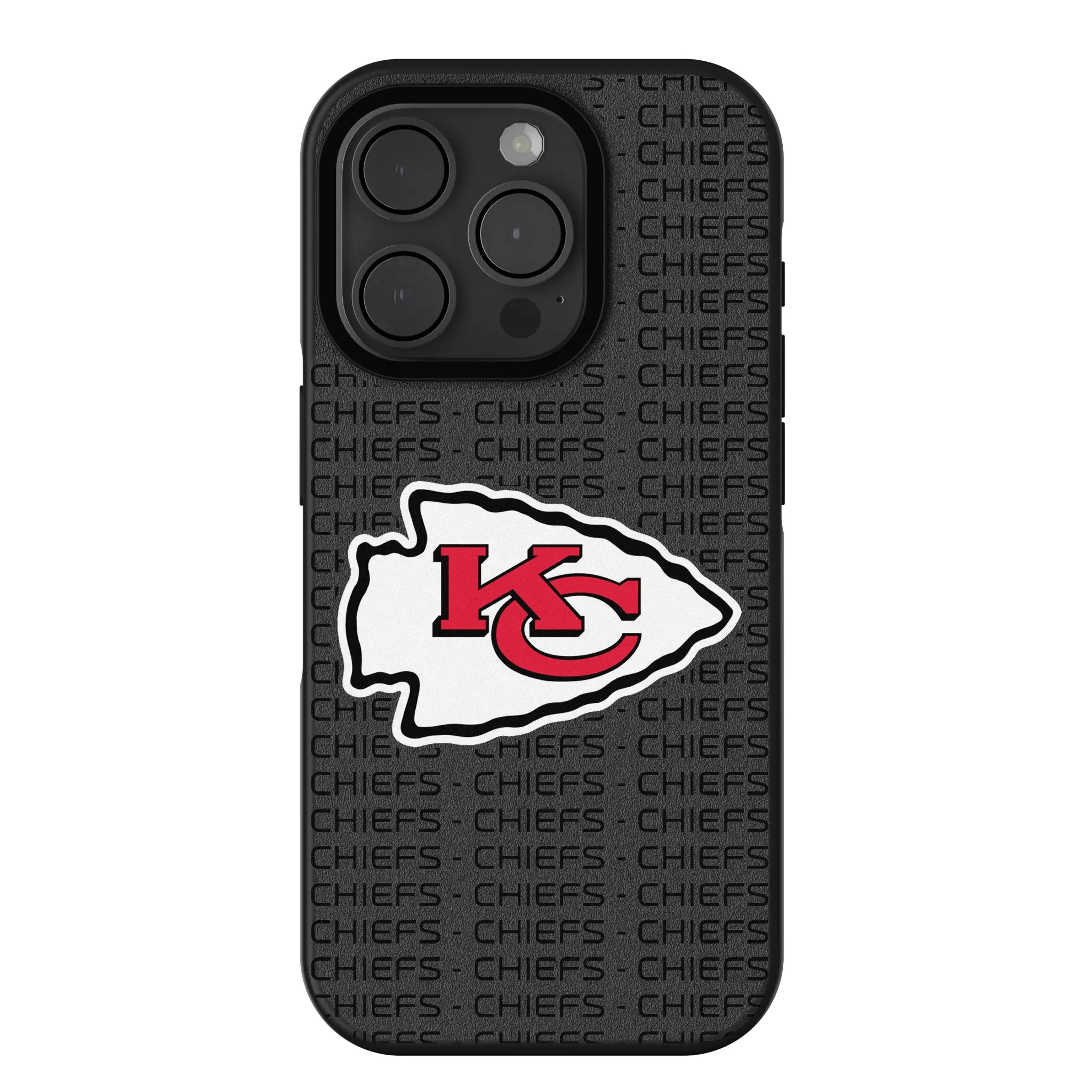 Kansas City Chiefs Text Backdrop Bump Phone Case