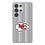 Kansas City Chiefs Text Backdrop Clear Phone Case for Samsung Galaxy