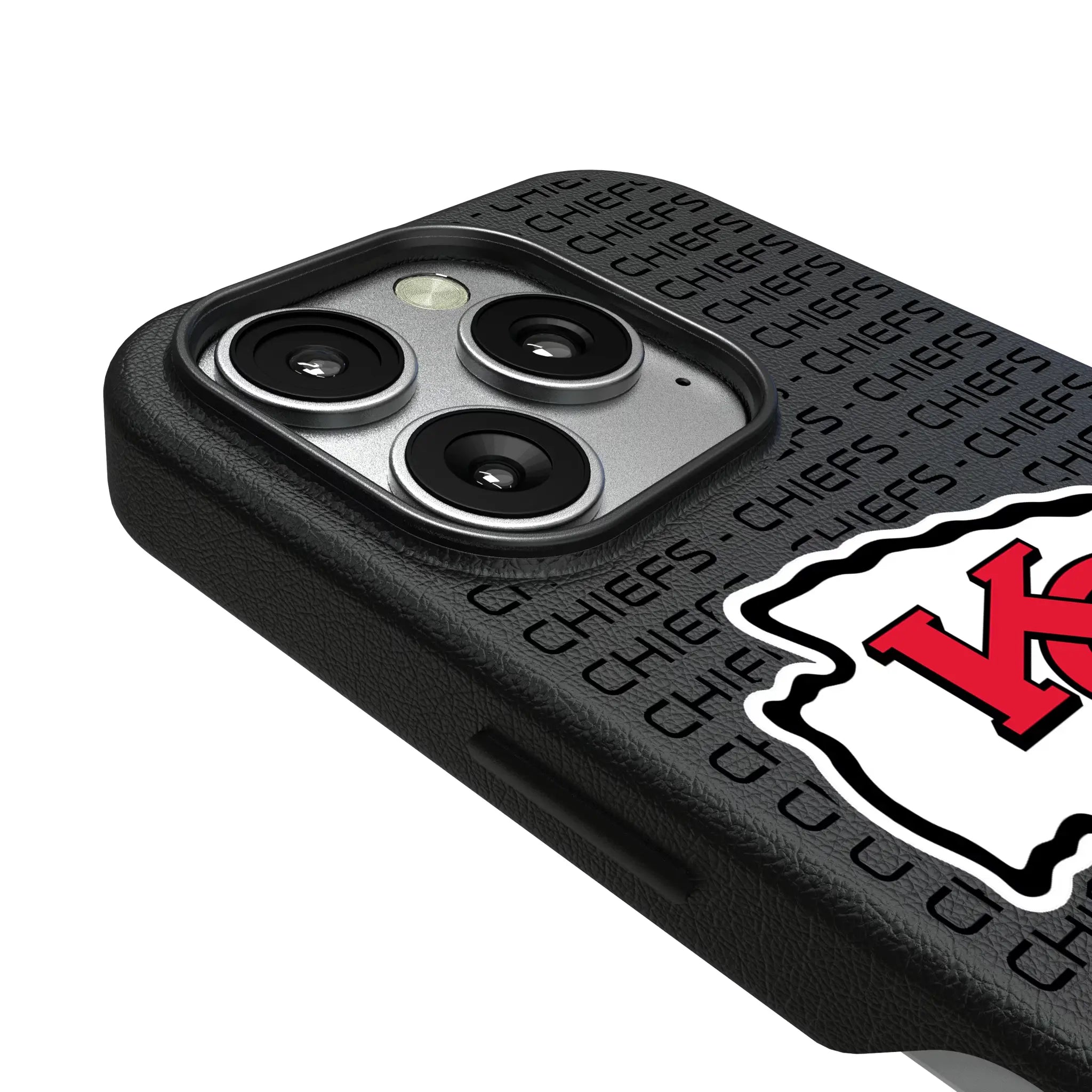 Kansas City Chiefs Text Backdrop MagSafe Compatible Phone Case for Apple iPhone