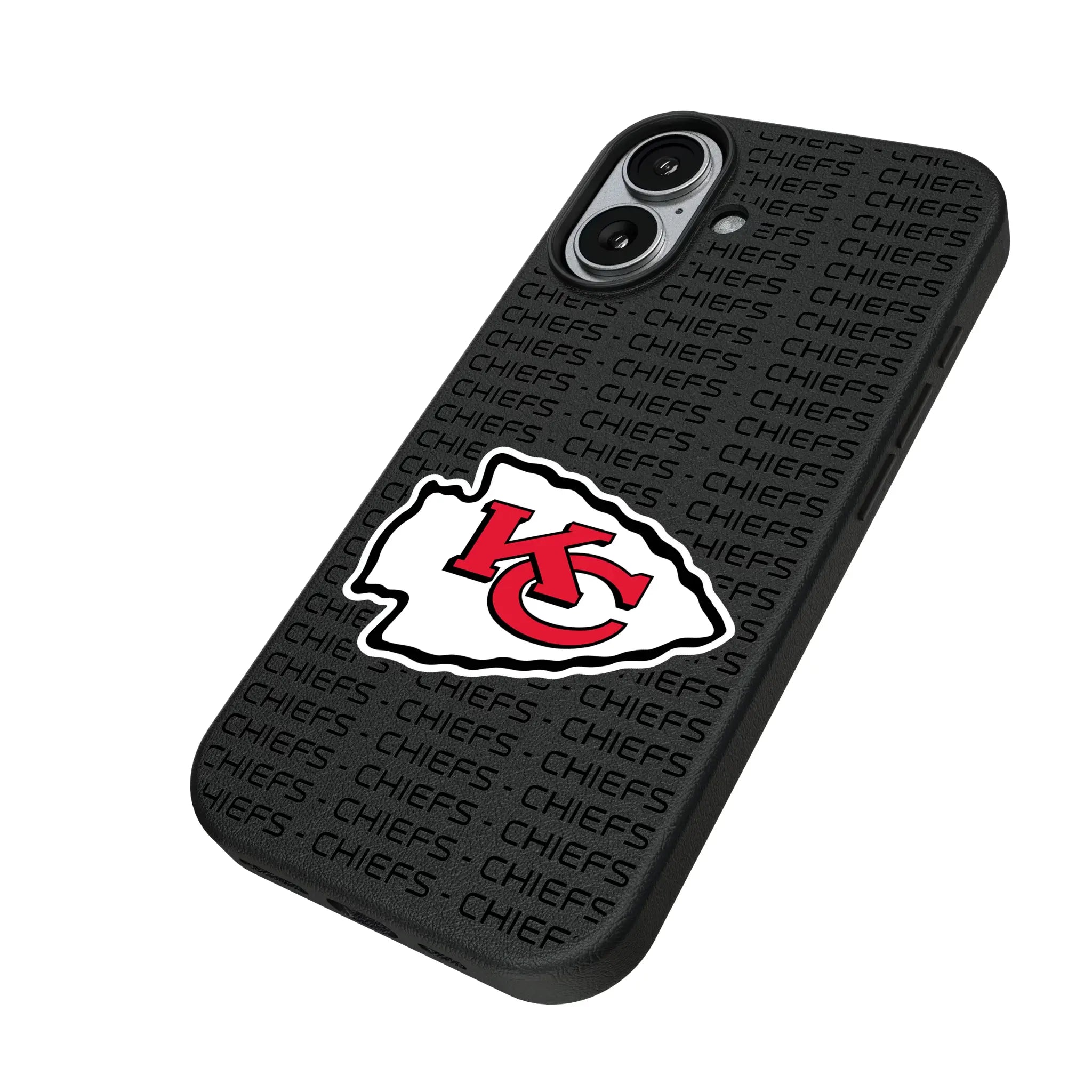 Kansas City Chiefs Text Backdrop MagSafe Compatible Phone Case for Apple iPhone