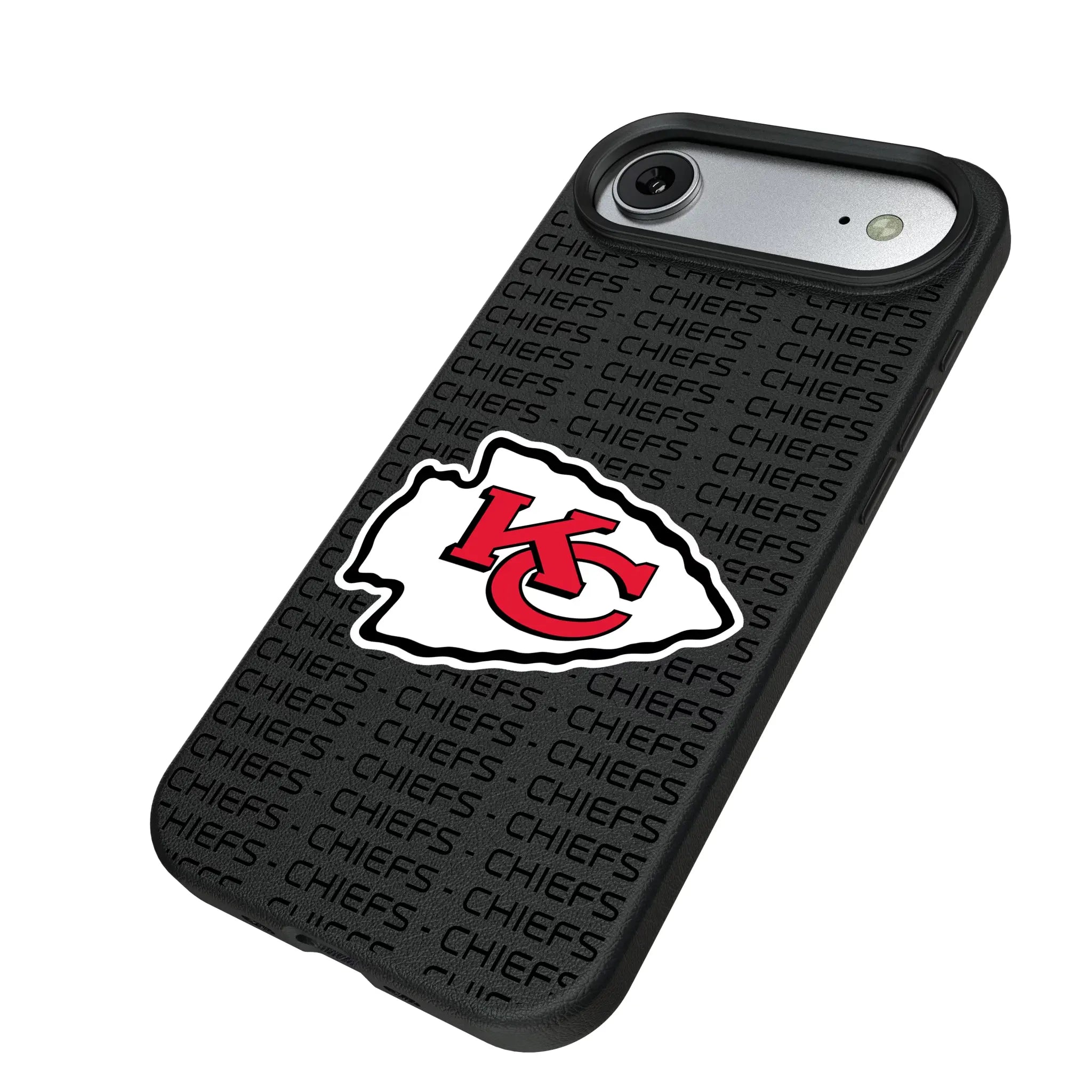 Kansas City Chiefs Text Backdrop MagSafe Compatible Phone Case for Apple iPhone