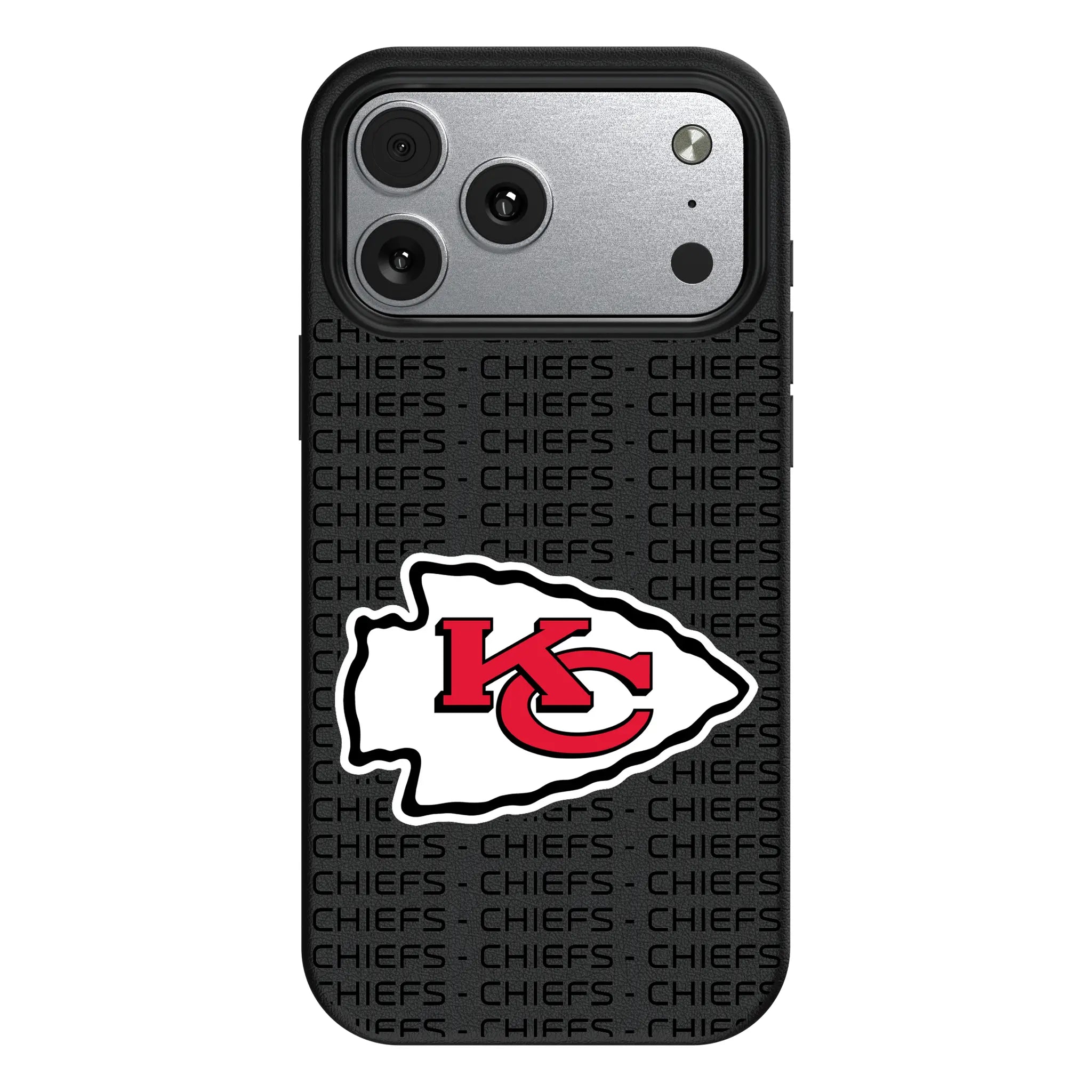 Kansas City Chiefs Text Backdrop MagSafe Compatible Phone Case for Apple iPhone