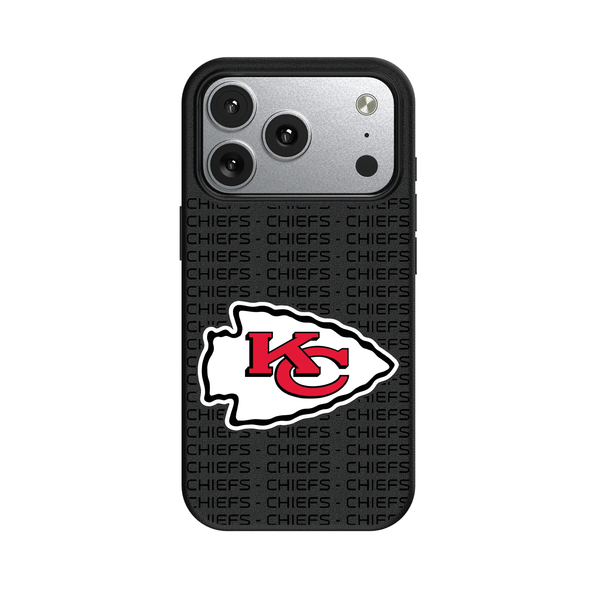 Kansas City Chiefs Text Backdrop MagSafe Compatible Phone Case for Apple iPhone