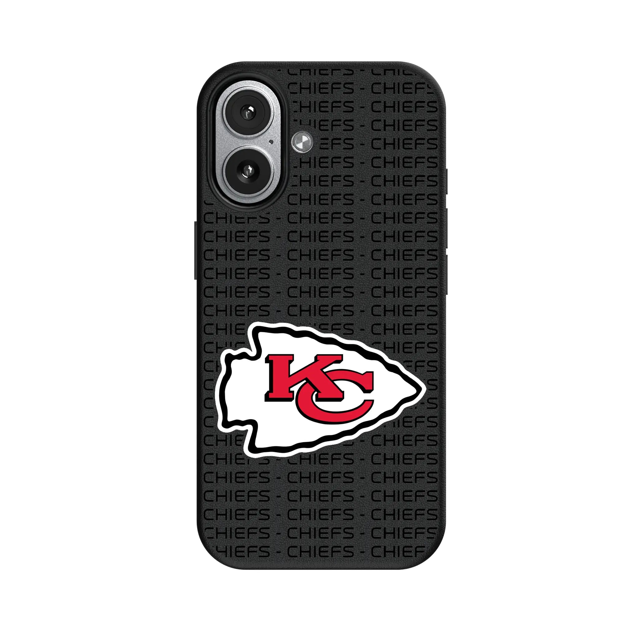 Kansas City Chiefs Text Backdrop MagSafe Compatible Phone Case for Apple iPhone