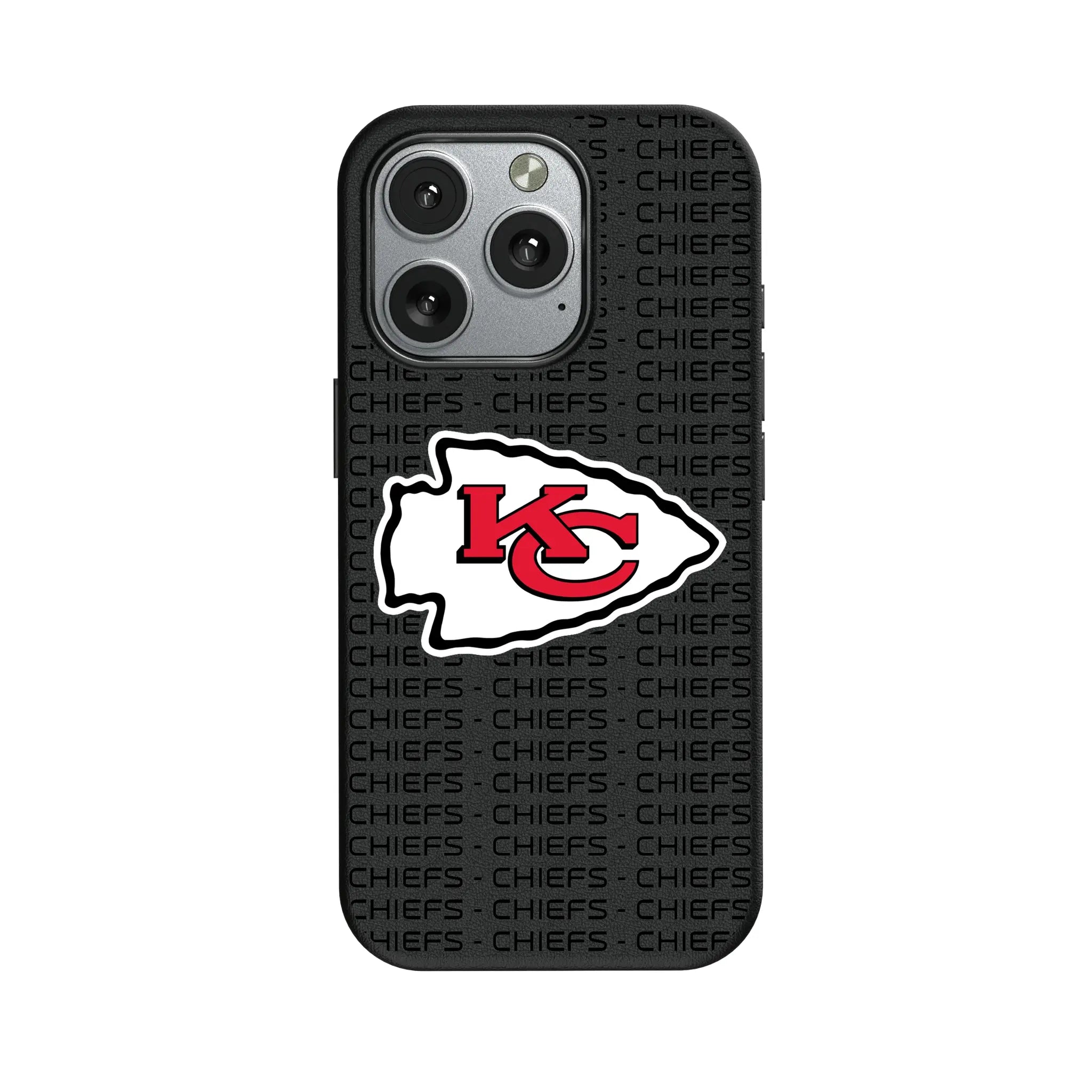 Kansas City Chiefs Text Backdrop MagSafe Compatible Phone Case for Apple iPhone