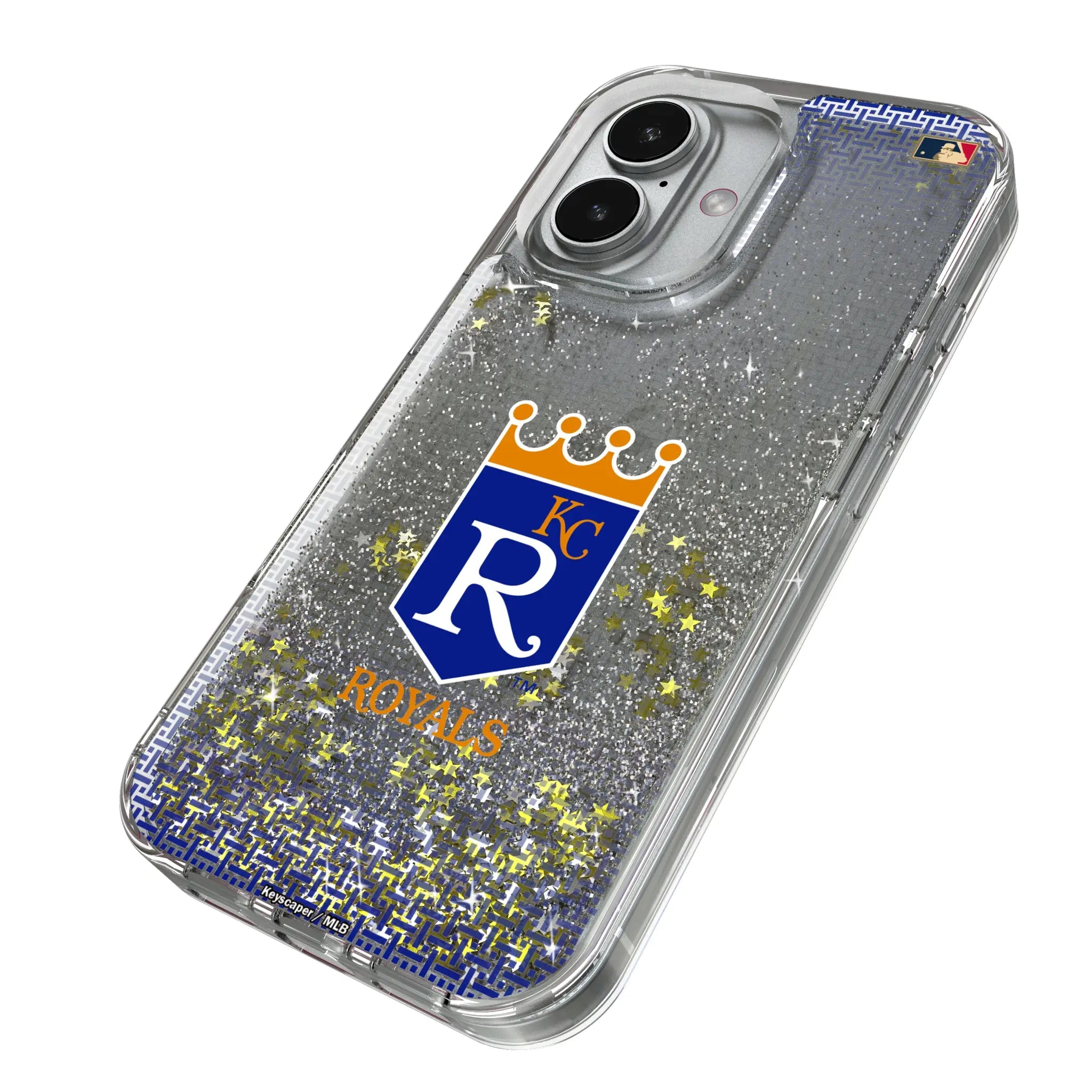 Kansas City Royals 1969-1978 - Cooperstown Collection Linen Glitter Phone Case
