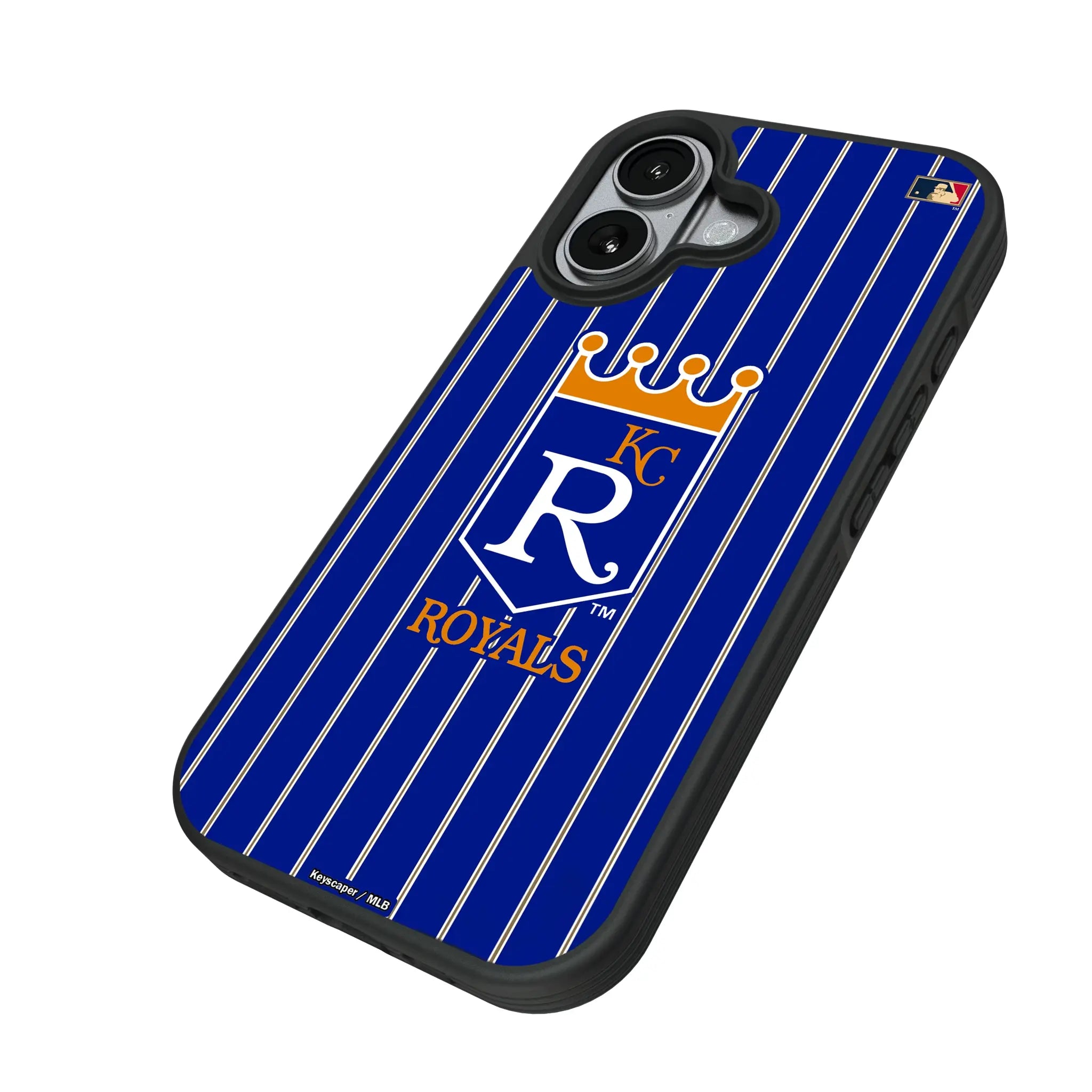 Kansas City Royals 1969-1978 - Cooperstown Collection Pinstripe Bump Phone Case