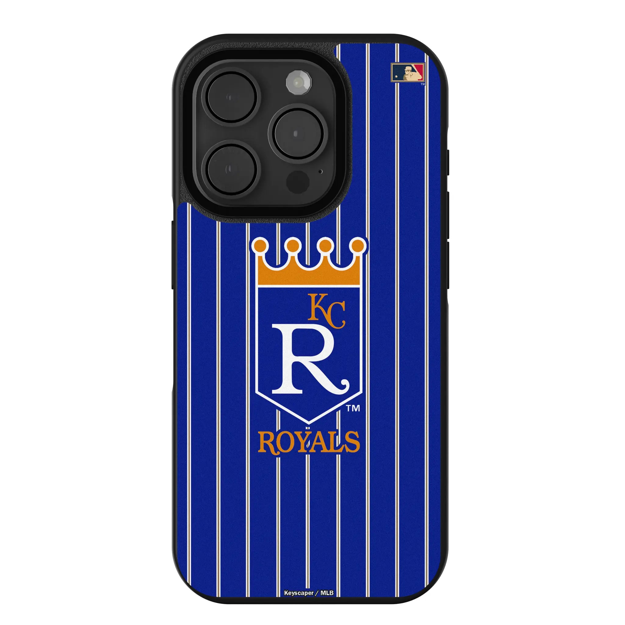 Kansas City Royals 1969-1978 - Cooperstown Collection Pinstripe Bump Phone Case