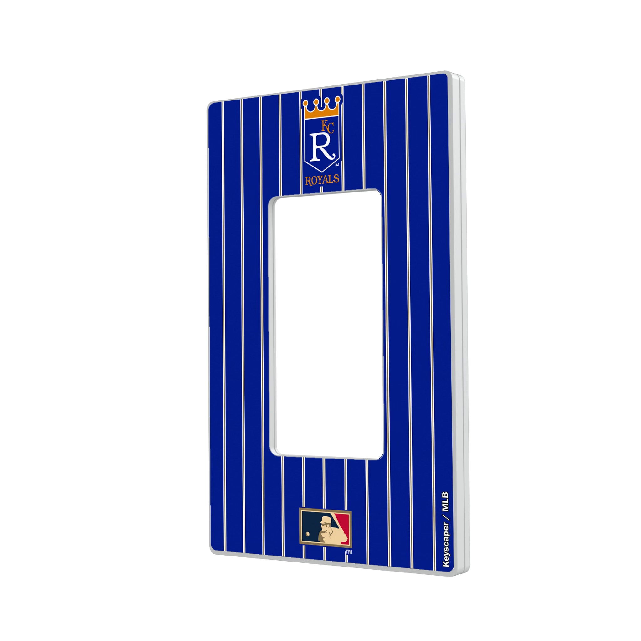 Kansas City Royals 1969-1978 - Cooperstown Collection Pinstripe Hidden-Screw Light Switch Plate