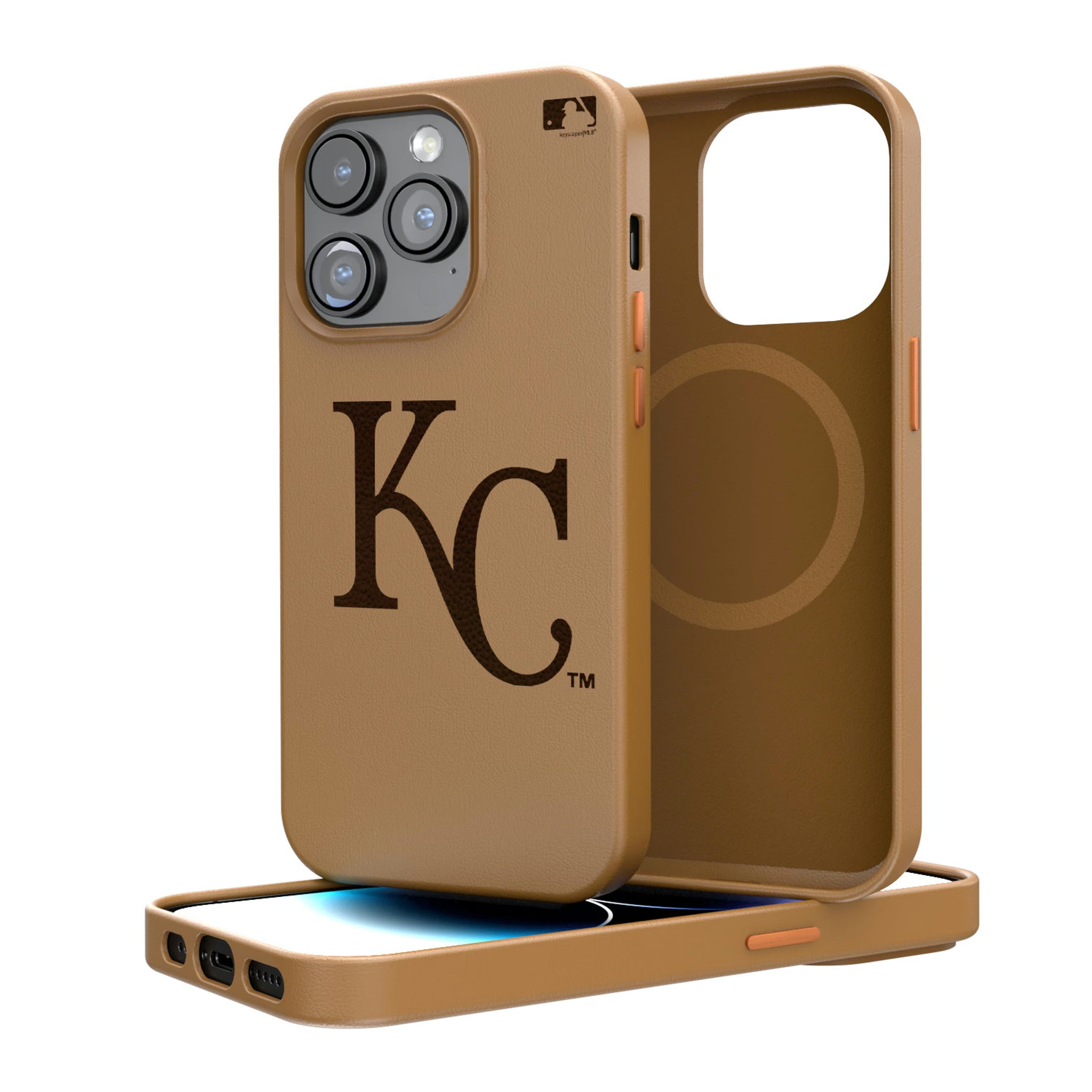 Kansas City Royals Woodburned Brown Magnetic Case - Sports Gifts, Sports Memorabilia, Sports Collectibles, Fan Shop