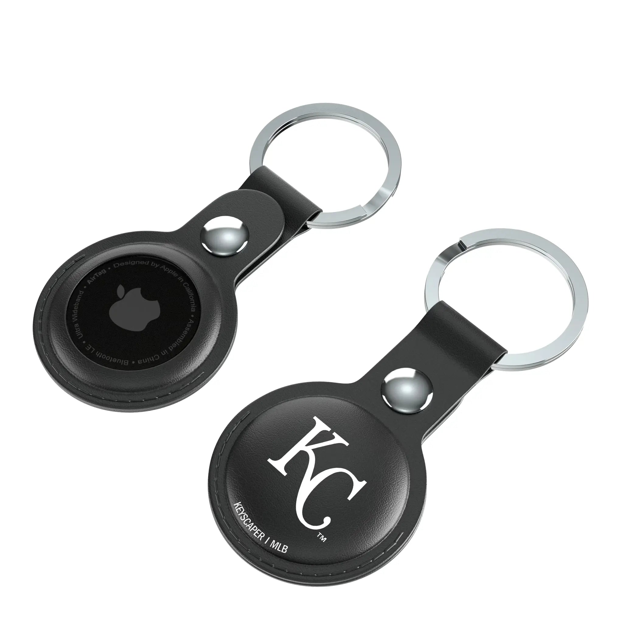 Kansas City Royals Insignia Black Airtag Holder 2-Pack