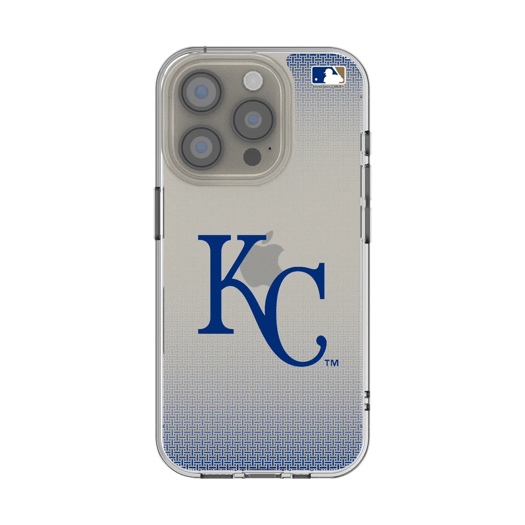 Kansas City Royals Linen Clear Phone Case for Apple iPhone
