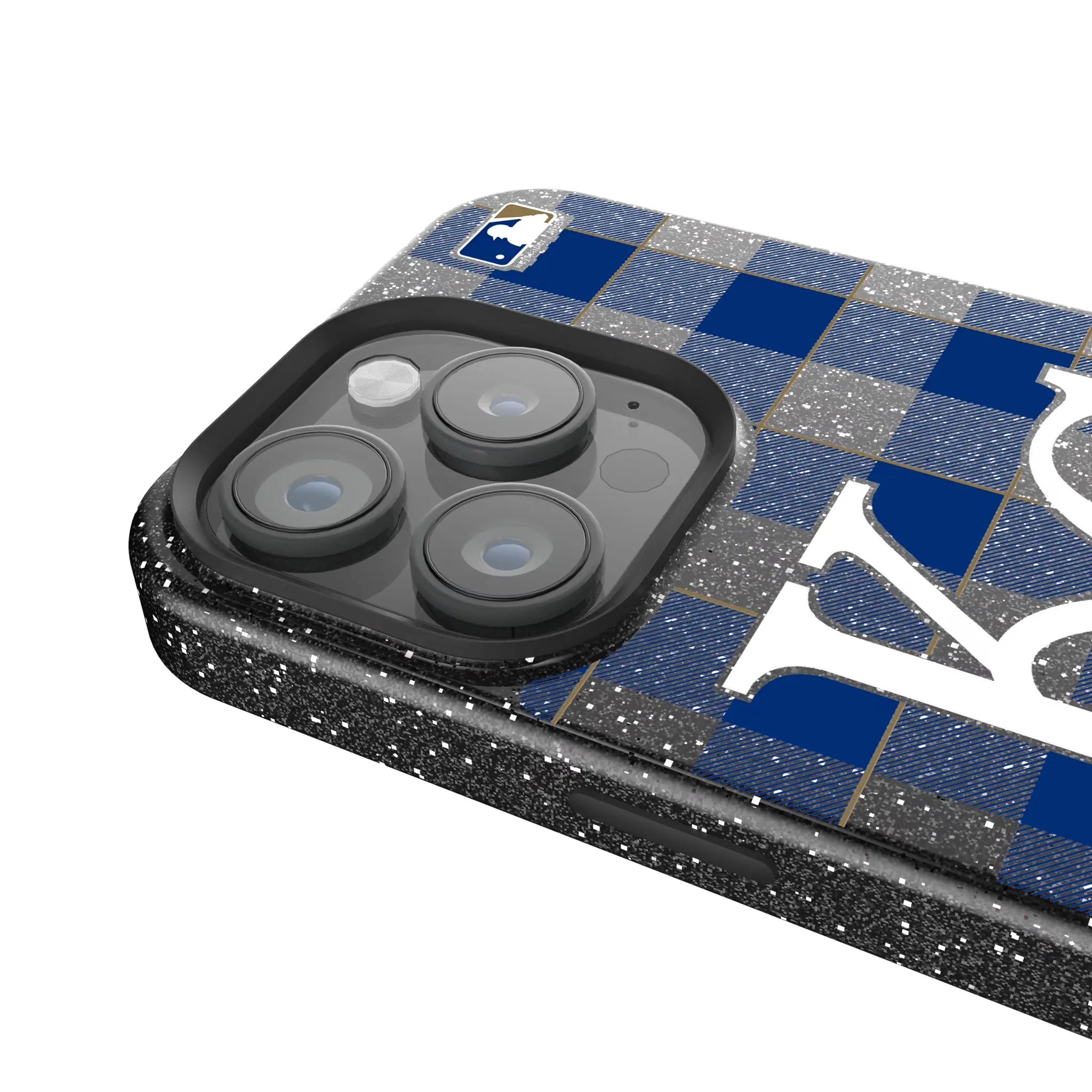 Kansas City Royals Plaid Bling Phone Case