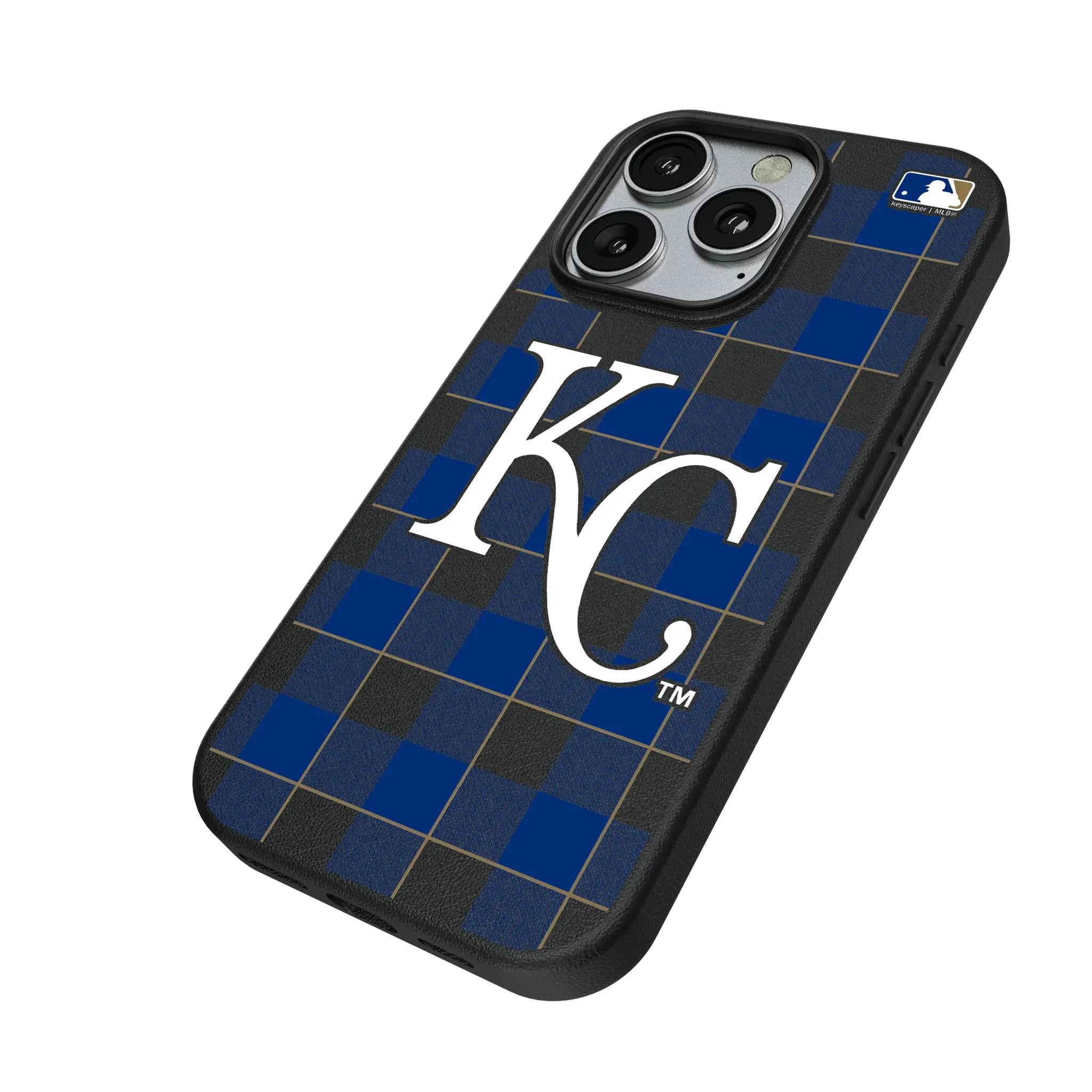 Kansas City Royals Plaid MagSafe Compatible Phone Case for Apple iPhone