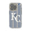 Kansas City Royals Text Backdrop Clear Phone Case for Apple iPhone