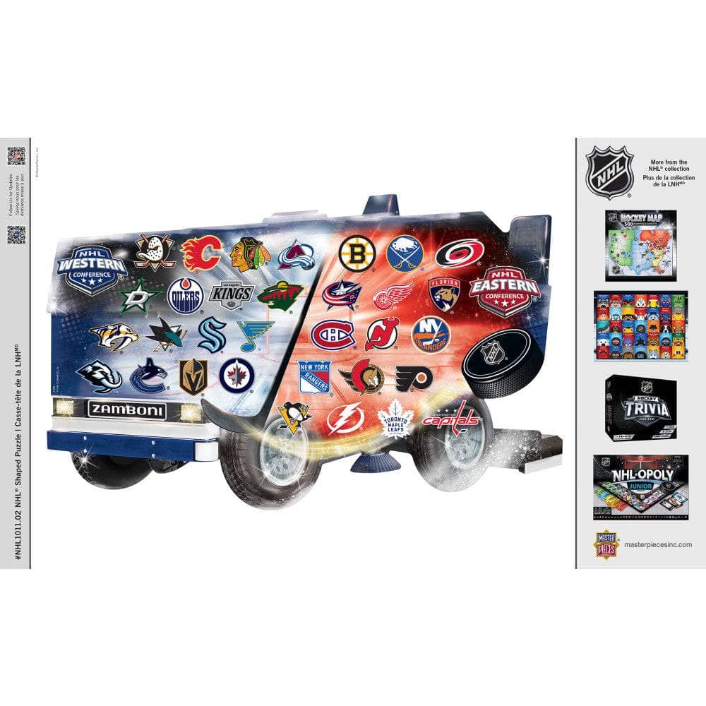 NHL Zamboni 500-Piece Shaped Puzzle - Sports Gifts, Sports Memorabilia, Sports Collectibles, Fan Shop