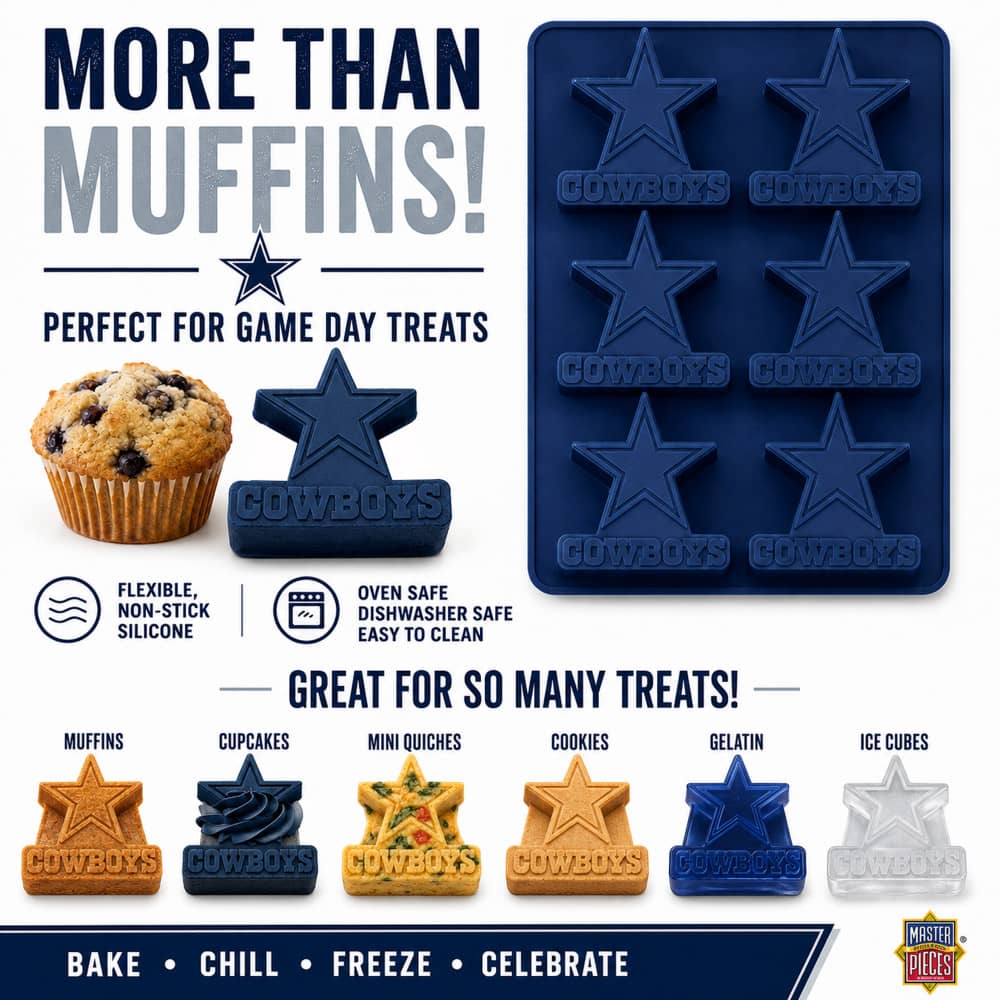 Dallas Cowboys Officially Licensed Muffin Pan