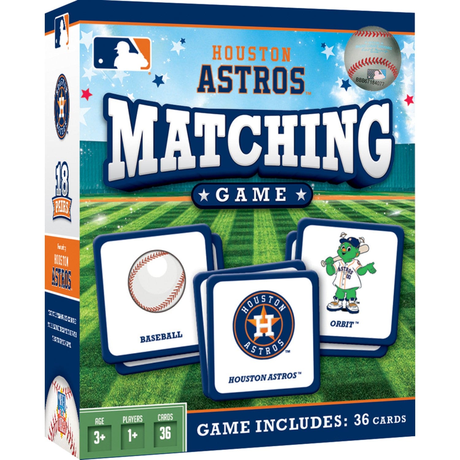 Houston Astros Memory Matching Game