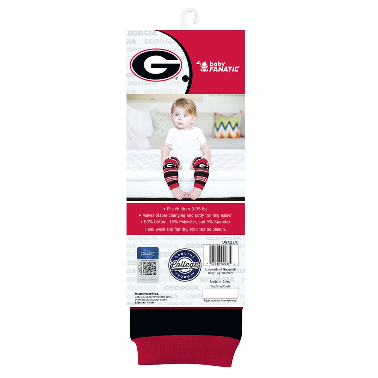 Georgia Bulldogs Baby Leg Warmers - Sports Gifts, Sports Memorabilia, Sports Collectibles, Fan Shop