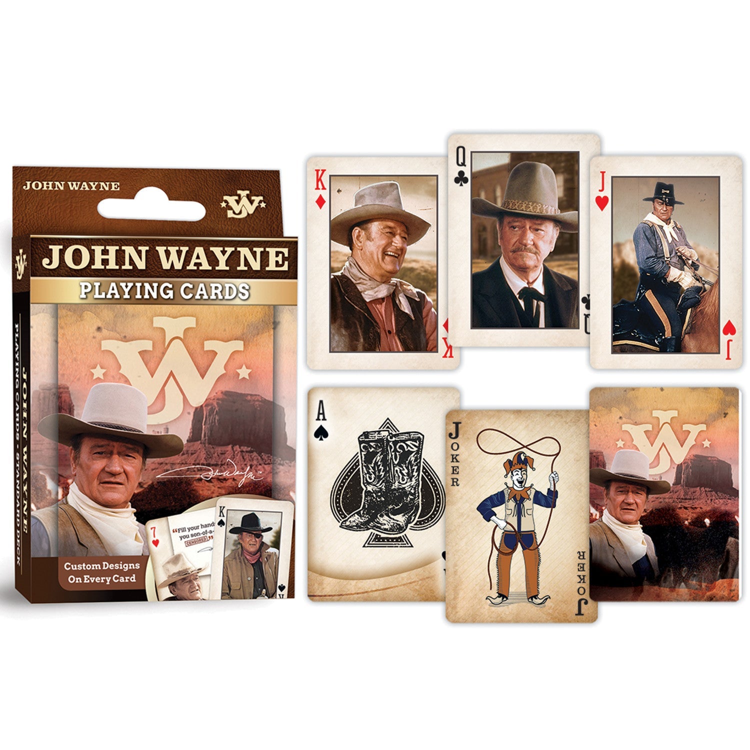 John Wayne Playing Cards - 54 Card Deck - 757 Sports Collectibles