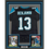 Framed Autographed/Signed Kelvin Benjamin 35x39 Carolina Black Football Jersey JSA COA