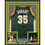 Framed Autographed/Signed Kevin Durant 35x39 Seattle Green Basketball Jersey Beckett BAS COA