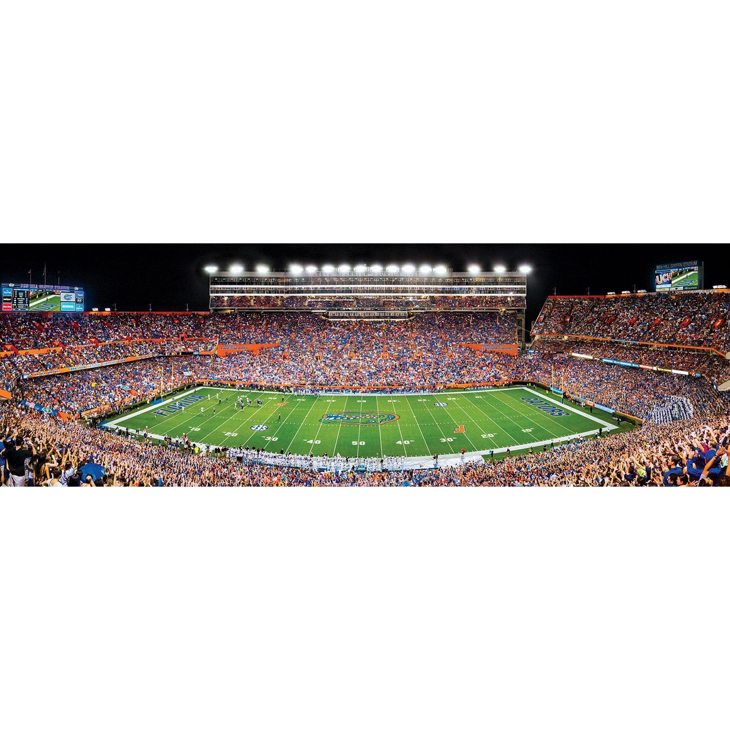 Florida Gators 1000 Piece Panoramic Jigsaw Puzzle - Sports Gifts, Sports Memorabilia, Sports Collectibles, Fan Shop