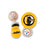 Pittsburgh Steelers Baby Rattles 2-Pack - Perfect for Little Fans - Sports Gifts, Sports Memorabilia, Sports Collectibles, Fan Shop