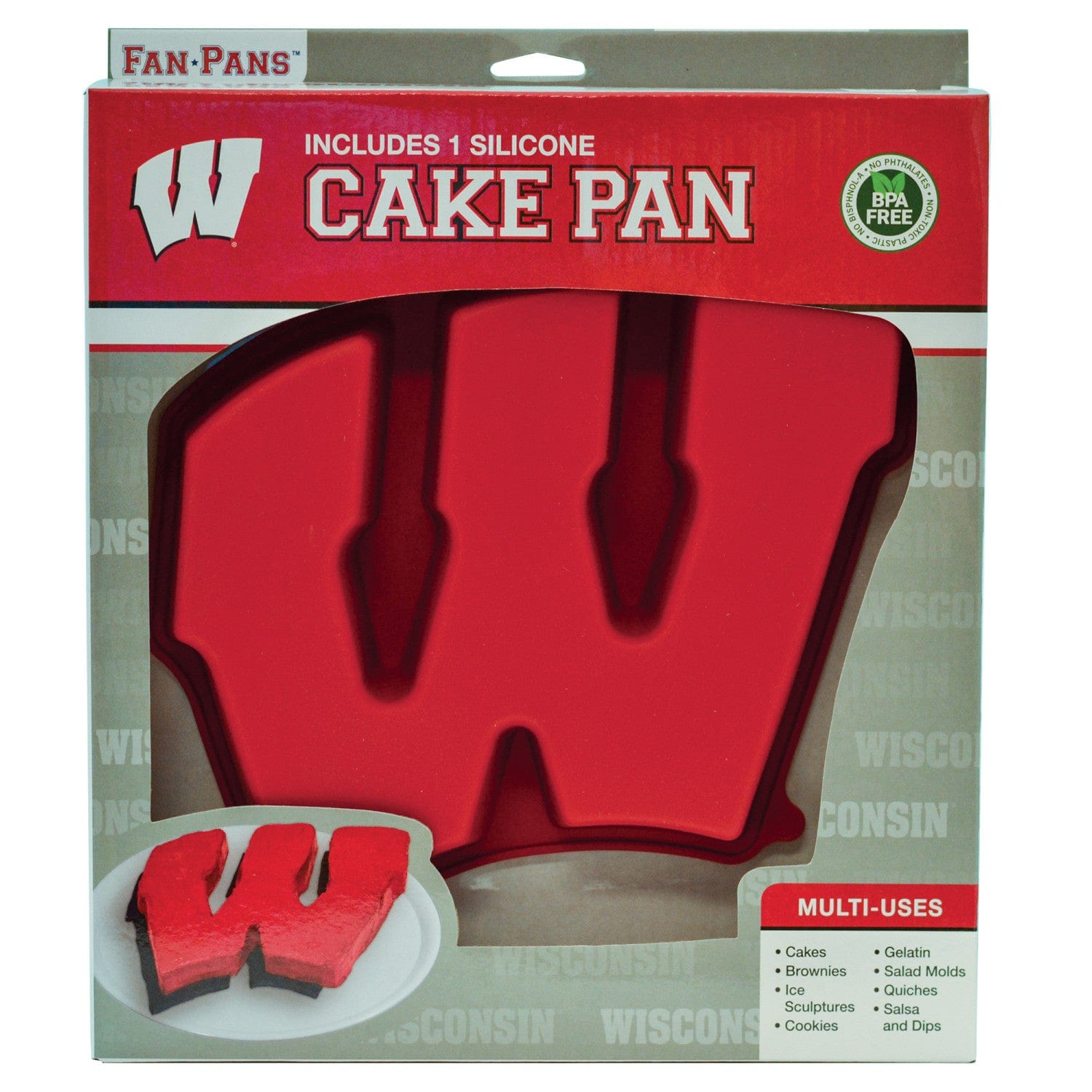 Wisconsin Badgers Officially Licensed Cake Pan