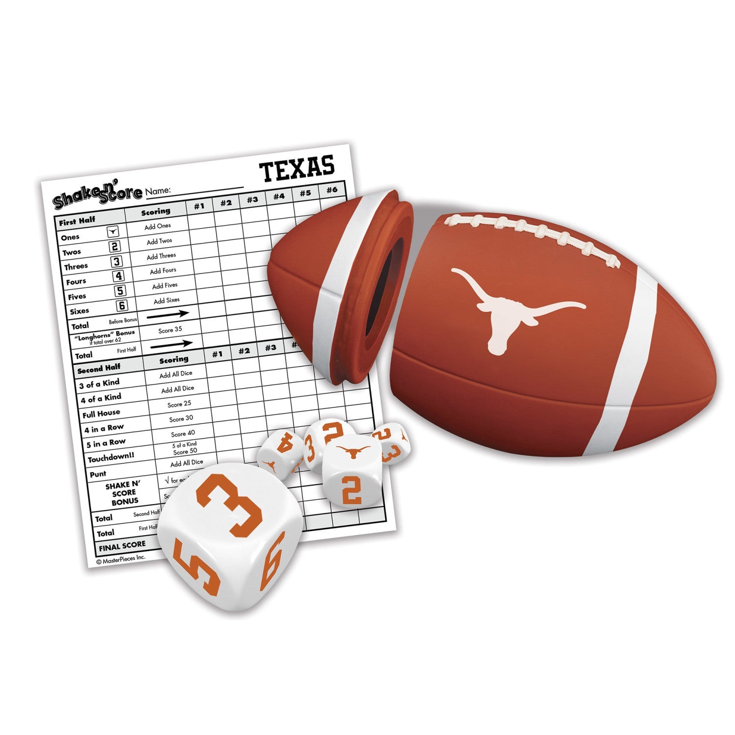 Texas Longhorns Shake n' Score - 757 Sports Collectibles