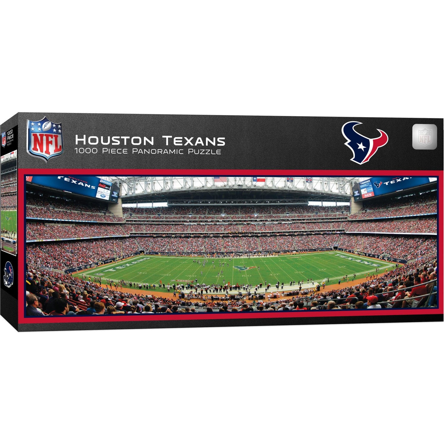 Houston Texans 1000 Piece Panoramic Jigsaw Puzzle - Sports Gifts, Sports Memorabilia, Sports Collectibles, Fan Shop