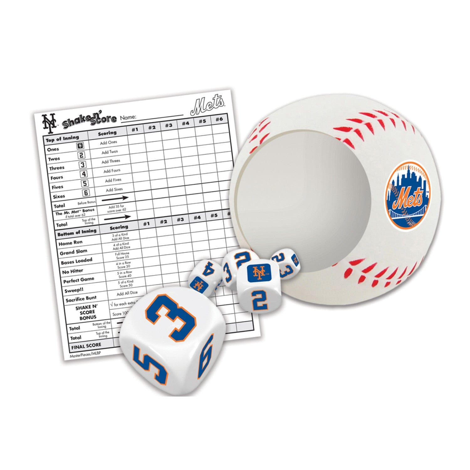 New York Mets Shake n' Score Game - Sports Gifts, Sports Memorabilia, Sports Collectibles, Fan Shop
