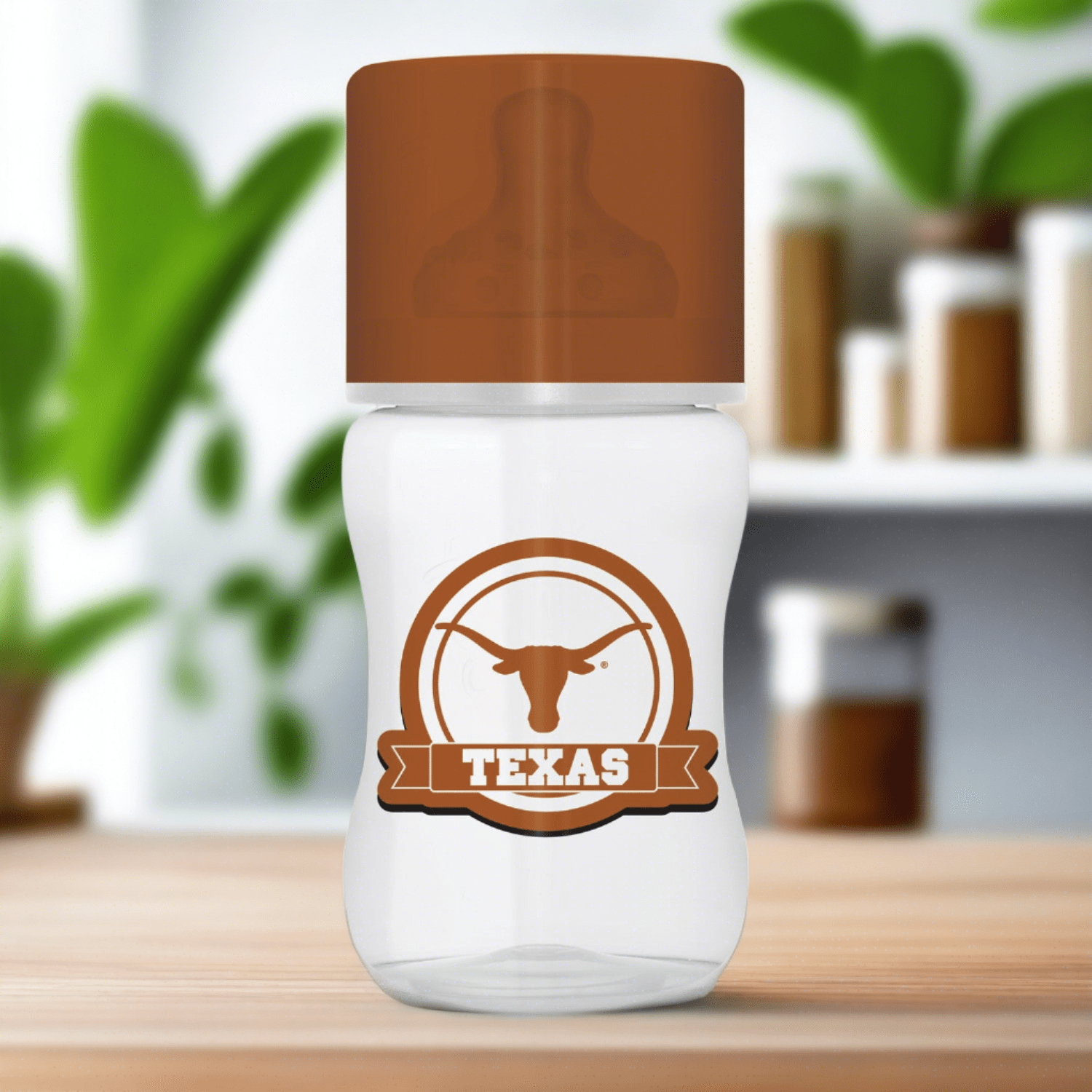 Texas Longhorns 9oz Baby Bottle - Sports Gifts, Sports Memorabilia, Sports Collectibles, Fan Shop